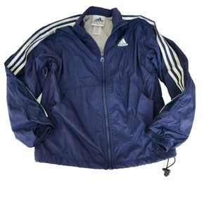 Adidas Boys Blue & White Jacket Size Small